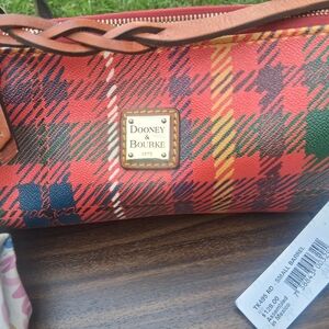 Dooney & Bourke Women's Plaid Bag - Red and Brown